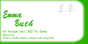 emma buth business card